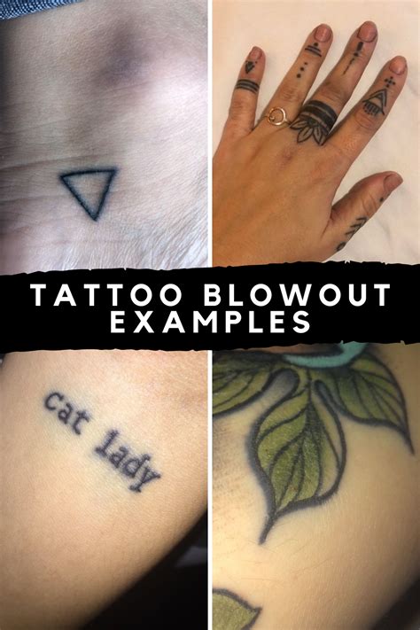 how to fix blown out tattoo|tattoo blowout examples.